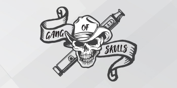 Logo of the Gang of Skulls Nicotine E-Liquid series