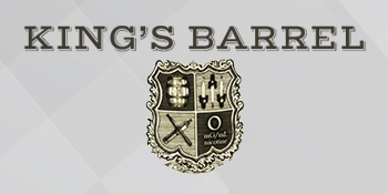Logo of the King's Barrel Nicotine E-Liquid series