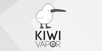 Logo of the Kiwi Vapor Nicotine E-Liquid series