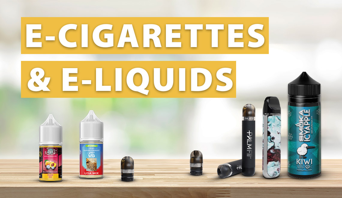 Main Banner Photo for E-cigarettes & E-liquids page