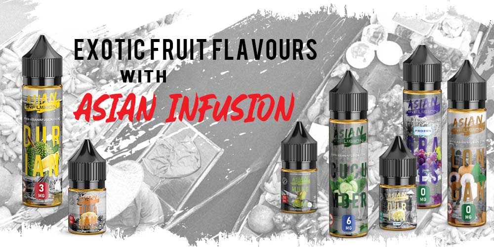 Nicotine Salt vs Freebase Nicotine. Enjoy Exotic Fruit Flavours With Asian Infusion E-liquids 