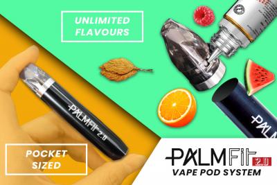 Palm Fit 2.0 - Pocket-Sized Vape Pod System with Unlimited Vape Flavours