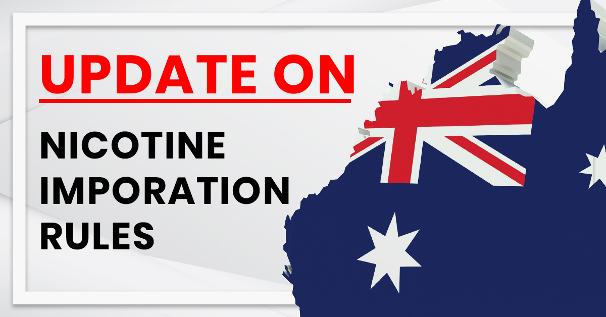 Nicotine Importation Rules