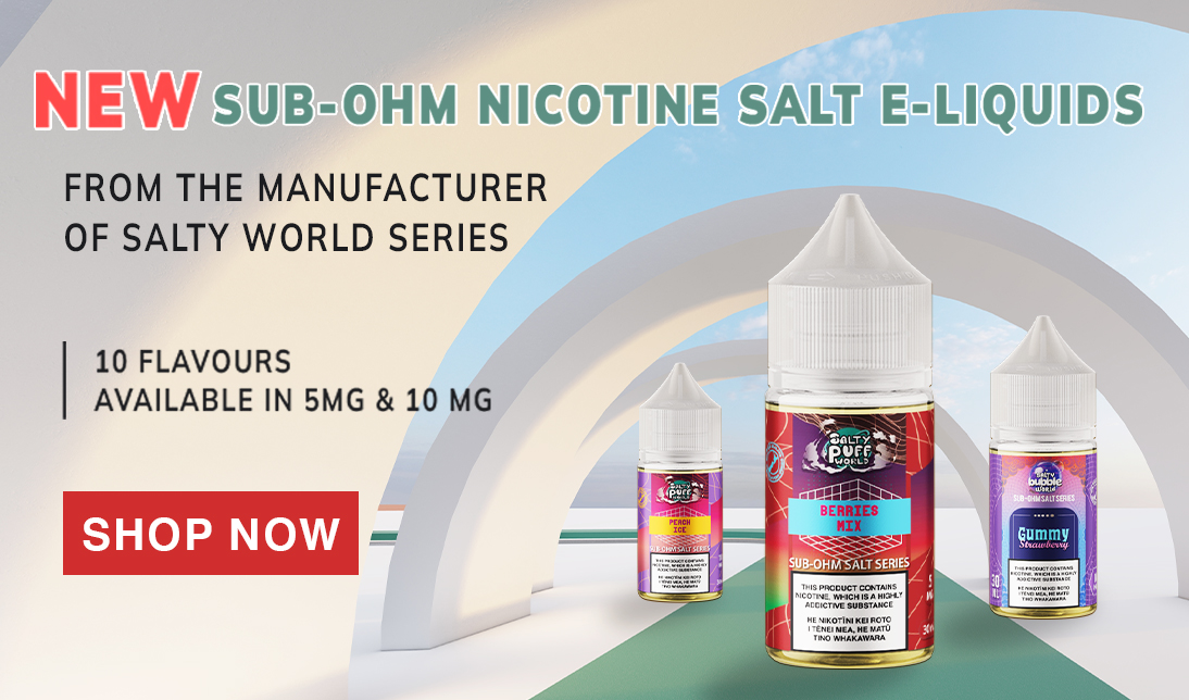 New Sub-Ohm Nicotine Salt E-Liquid